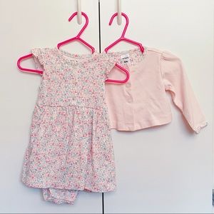 CARTER’S | Baby Girl Pink Floral Set
